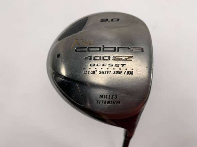 Cobra SZ 400 Driver 9* Mitsubishi Rayon SL-60 60g Regular Graphite Mens RH
