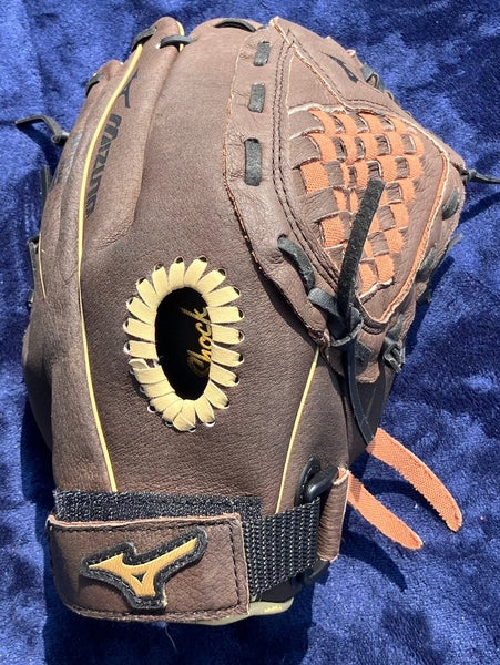 Brown Mizuno Power Close RH Baseball Glove 11.5" (Used)