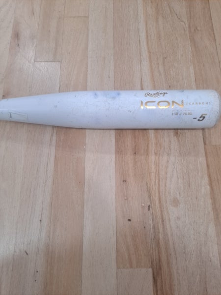 2024 Rawlings Icon Composite USSSA Certified Bat (-5) 26 oz 31" (Used)