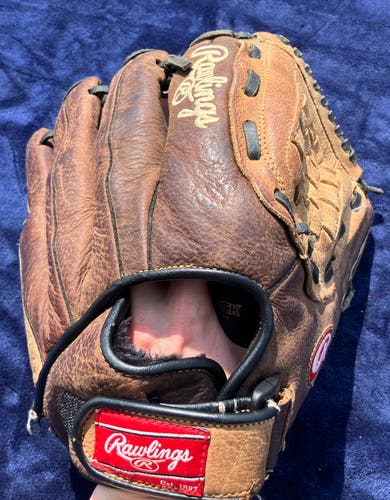 Brown Rawlings The Mark of a Pro RH Pitchers Baseball Glove 12.5" (Used)