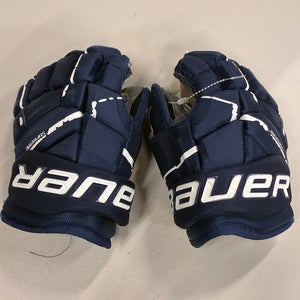 Blue Youth Bauer Supreme M5 Pro Gloves 10" (Used)