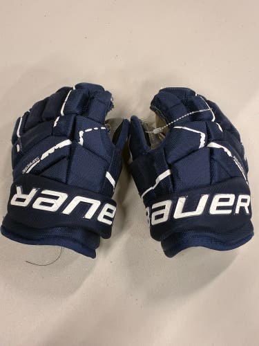 Blue Youth Bauer Supreme M5 Pro Gloves 10" (Used)