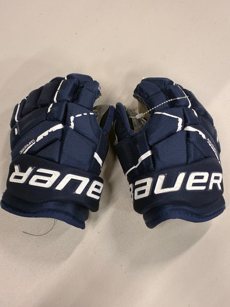 Blue Youth Bauer Supreme M5 Pro Gloves 10" (Used)