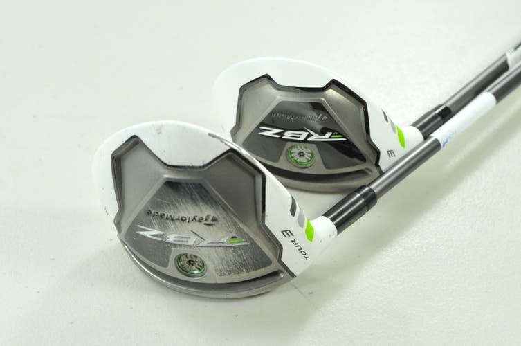 LEFT HANDED TaylorMade RocketBallz Tour 3 Fairway Wood and 3 Hybrid Set # 201701