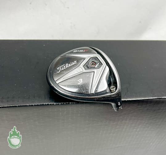 Used Right Handed Titleist 915F Fairway 3 Wood 15* HEAD ONLY Golf Club