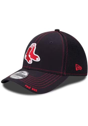 Boston Red Sox "Socks" New Era MLB Neo 39THIRTY Stretch Fit Flex Mesh Cap Hat