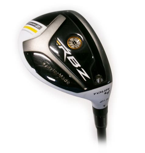 TaylorMade RBZ Stage 2 Tour 21.5* 4 Hybrid Graphite Rocket Fuel 80g Stiff Flex