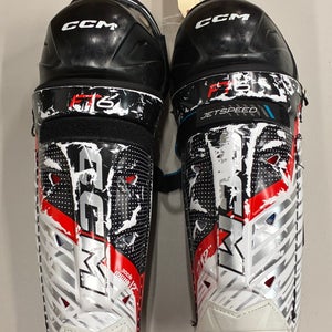 Junior CCM Jetspeed FT6 Shin Pads 12" (Used)