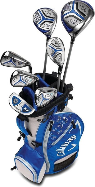 Callaway XJ-23 Junior Golf Club 7 Piece Set Blue Left Hand NEW