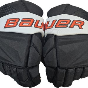 Bauer Vapor Hyperlite Pro Custom Pro Stock Hockey Gloves 14" NHL Flyers New OST (14409)