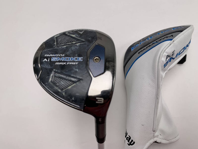 Callaway Paradym Ai Smoke Max Fast 3 Fairway Wood 16* Eldio 40g Ladies RH HC
