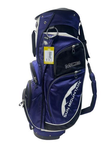 Used Sun Mtn MCB CART BAG Mens Cart Bag Black And Navy Blue 11835-S000197870