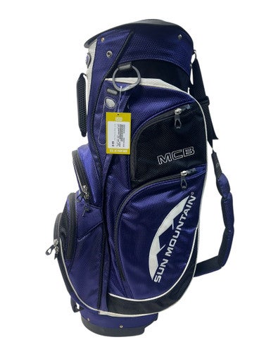 Used Sun Mtn MCB CART BAG Mens Cart Bag Black And Navy Blue 11835-S000197870