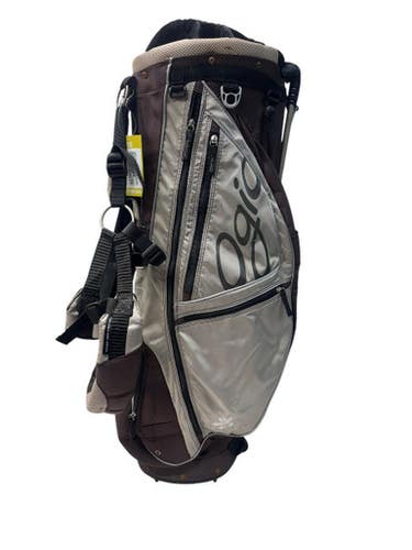 Used Ogio FEATHERLITE Mens Stand Bag Chocolate And Almond 11835-S000197871