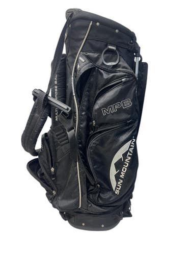 Used Sun Mtn MPB Mens Stand Bag Black 11835-S000197872