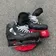 True One Piece Hockey Goalie Skates Regular Width Pro Stock 7.5 (Used)