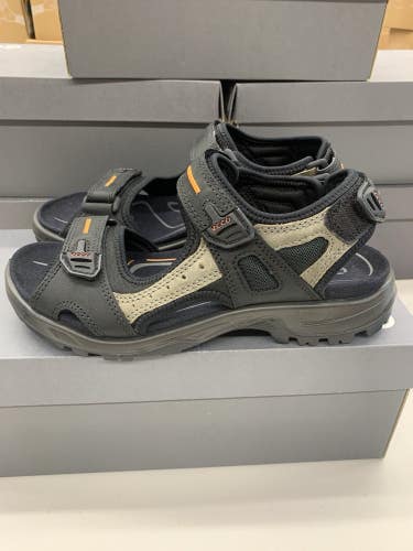 Ecco Yucatan Sandal Men's EU 41 42 US 7-7.5 8-8.5 Black Mole Hiking Outdoor
