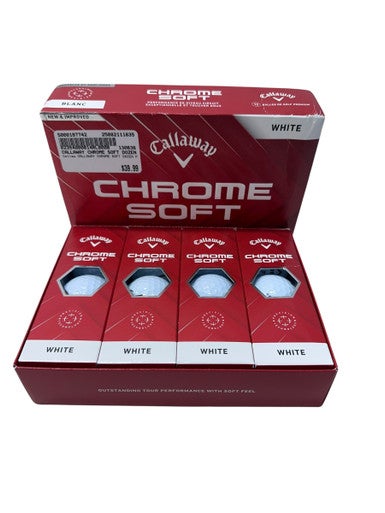 Used Callaway CALLAWAY CHROME SOFT DOZEN PK 12 Pack - Golf Balls 11835-S000197742