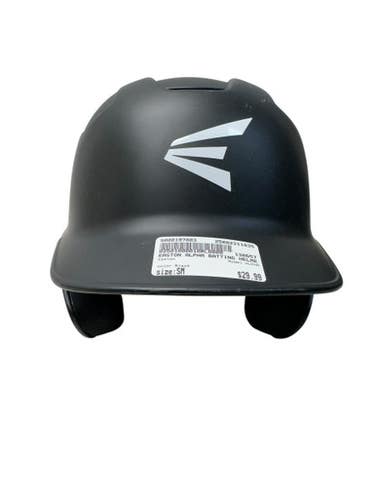 Used Easton ALPHA Batting Helmet No Mask Black SM 11835-S000197803