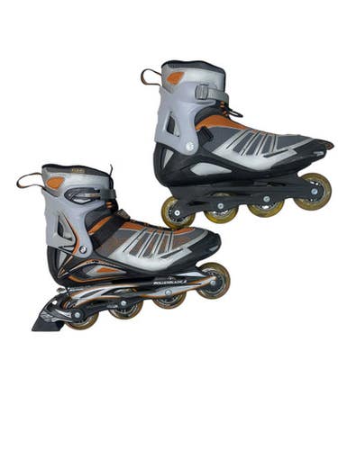 Used Rollerblade SPIRIT BLADES Senior Rec Fitness Skates Grey Senior 13 11835-S000197823