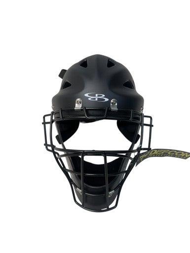 Used BoomBah BDC2CH Catchers Helmet w/Mask Black SM 11835-S000197820