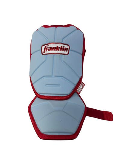 Used Franklin PRT BATTER LEG GUARD BB/SB Shin/Foot Protector Carolina Blue 11835-S000197834