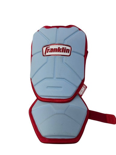 Used Franklin PRT BATTER LEG GUARD BB/SB Shin/Foot Protector Carolina Blue 11835-S000197834
