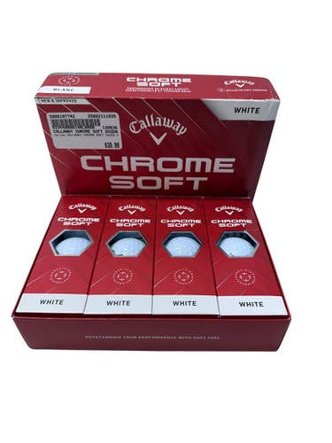 Used Callaway CALLAWAY CHROME SOFT DOZEN PK 12 Pack - Golf Balls 11835-S000197741
