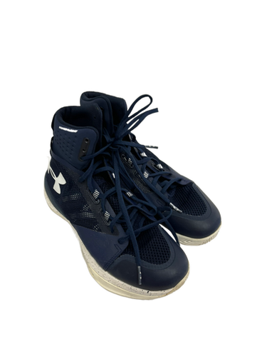 Used Under Armour HIGHLIGHT ACE Basketball Shoes W Navy Blue Senior 8 11692-S000140490