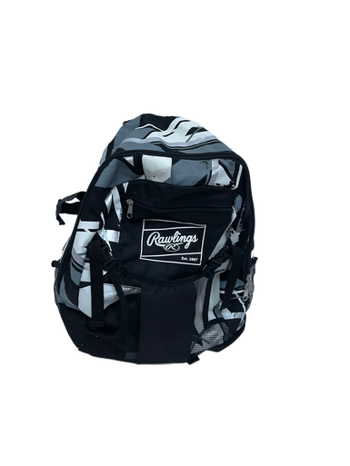 Used Rawlings BB/SB BACKPACK BB/SB Player Backpack Black 11692-S000140498