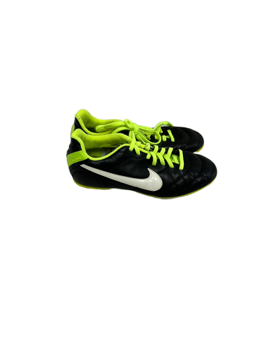 Used Nike TIEMPO RIO Soccer Cleats Black Junior 04 11692-S000140537