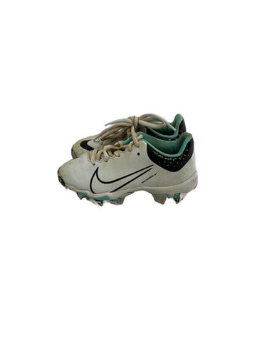 Used Nike HYPERDIAMOND BB/SB Cleats White Youth 10.0 11692-S000140542