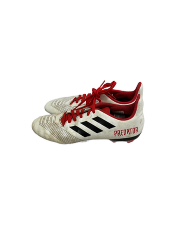 Used Adidas PREDATOR Soccer Cleats White Senior 6 11692-S000140532