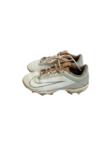 Used Nike VAPOR BB/SB Cleats White Junior 01.5 11692-S000140543