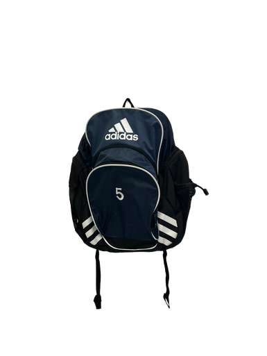 Used Adidas SOCCER BACKPACK Soccer Player Sackpack Navy Blue 11692-S000140576