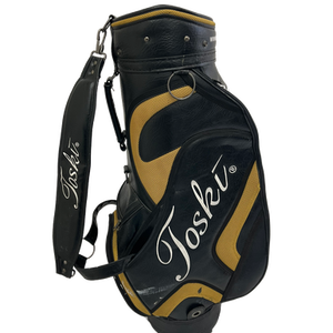 Used TOSKI LEATHER BAG Mens Cart Bag Black 11692-S000140586