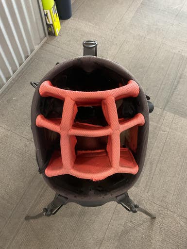 Used Nike 8 WAY STAND BAG Mens Stand Bag Navy Blue 11614