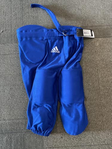 Used Adidas Adult FB Integrated Pants Royal Blue LG 11614-S000219623