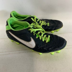 Used Nike TIEMPO Soccer Cleats Black Senior 7 11823-S000033826
