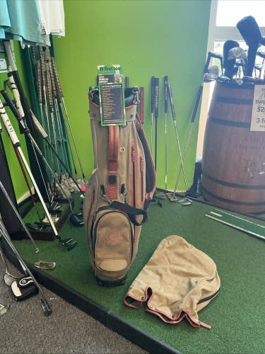 Titleist Stand Bag 3-Way Divider W/ Cover And Has Name