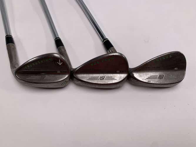 Titleist Vokey SM9 Raw Wedge Set 50* 12 54* 10 58* 8 Project X 5.0 Mens RH
