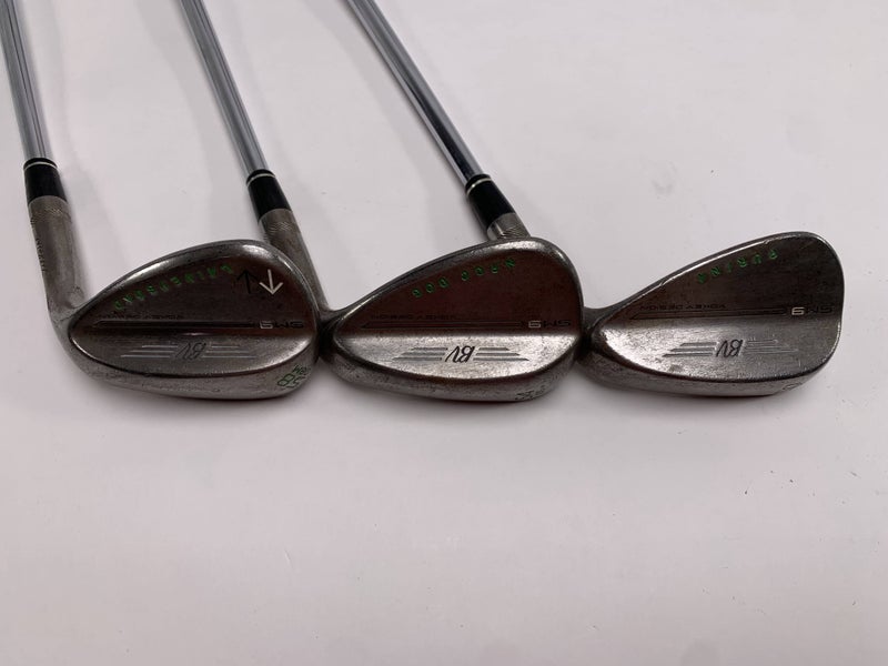 Titleist Vokey SM9 Raw Wedge Set 50* 12 54* 10 58* 8 Project X 5.0 Mens RH