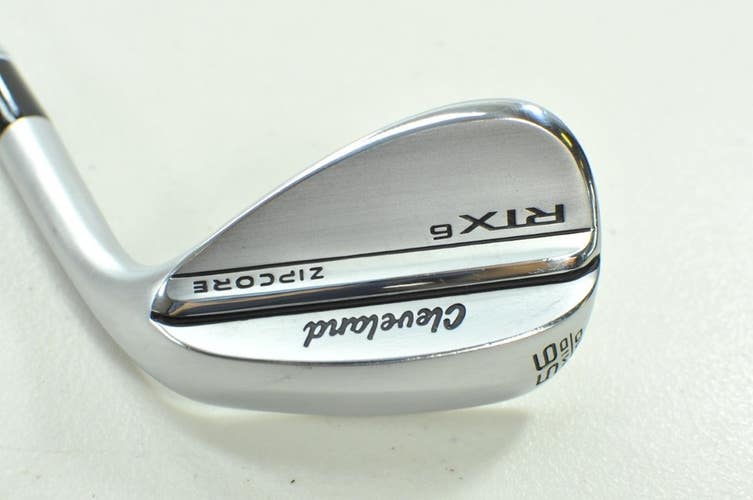 Cleveland RTX-6 Zipcore Tour Satin 56*-10 Wedge Right DG Spinner Steel # 201793