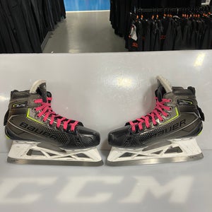 Used Bauer Elite Hockey Goalie Skates Size 5.5 Fit 1