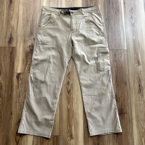 PRANA Stretch Zion Hiking Performance Pants, Tan, XL