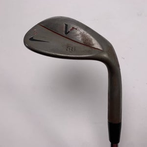 Nike Victory Red Raw Lob Wedge LW 58* Nike Stock Wedge Steel Mens RH