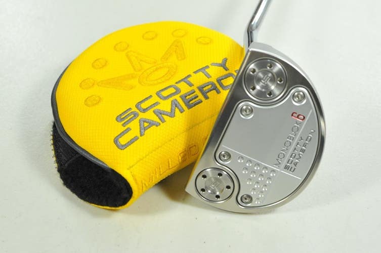 Titleist 2022 Scotty Cameron Monoblok 6 35" Putter RH Steel with Cover # 201727