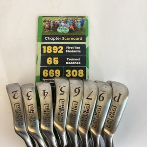 Master Grip Iron Set 2-PW With Regular Graphite Shafts  (no 8)