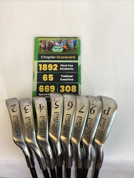 Master Grip Iron Set 2-PW With Regular Graphite Shafts  (no 8)