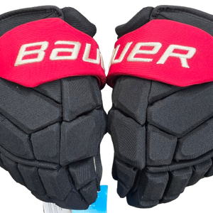 Bauer Supreme Mach Custom Pro Stock Hockey Gloves 15" 4 Nations New Canada SON (14414)